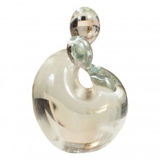 Clear Murano art glass sculpture